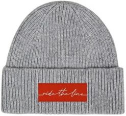 Odzież Beanies unisex SkatePro RIDE THE LINE Czapka Beanie - Szary. Szara czapki damskie SKATEPRO, bez wzorów. Za 75.99 zł.
