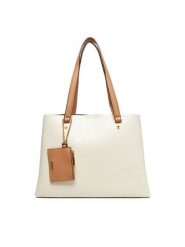 Aldo Torebka Korer 13933735 Écru. Shopper bag ALDO, bez wzorów, ze skóry, bez dodatków. Za 199.99 zł.
