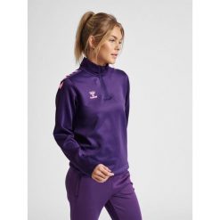 Kurtka damska Hummel hmlCORE XK. Fioletowe kurtki damskie Hummel, na wiosnę, m, bez wzorów, z materiału, bez kaptura. Za 203.95 zł.