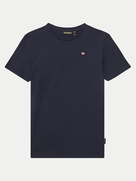 Napapijri T-Shirt Salis SS 2 NP0A4GEH1761 S Granatowy Regular Fit. Niebieskie t-shirty i koszulki chłopięce Napapijri, bez wzorów, z bawełny, bez kołnierzyka, bez ramiączek. Za 49.99 zł.