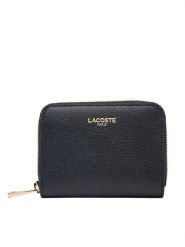 Lacoste Portfel NF5225PH Czarny. Czarne portfele damskie Lacoste, bez wzorów, ze skóry. Za 474.99 zł.