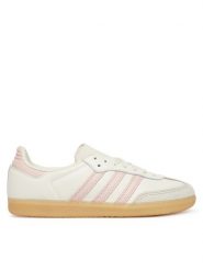 Adidas Sneakersy Samba Og IH9059 Écru. Białe obuwie sportowe damskie Adidas, ze skóry, bez zapięcia. Za 529.99 zł.