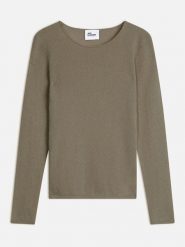 Just Cashmere Kaszmirowy sweter w kolorze khaki rozmiar: XXL. Brązowe swetry klasyczne damskie Just Cashmere, xxl, z kaszmiru, bez kołnierzyka. Za 361.99 zł.