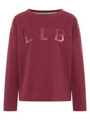 ELBSAND Bluza "Aleah" w kolorze bordowym rozmiar: S. Czerwone bluzy damskie ELBSAND, s, bez wzorów, z bawełny, bez kaptura. Za 130.99 zł.