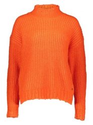 Replay Sweter w kolorze pomarańczowym rozmiar: M. Pomarańczowe swetry klasyczne damskie Replay, m, z wełny, bez kołnierzyka. Za 324.26 zł.