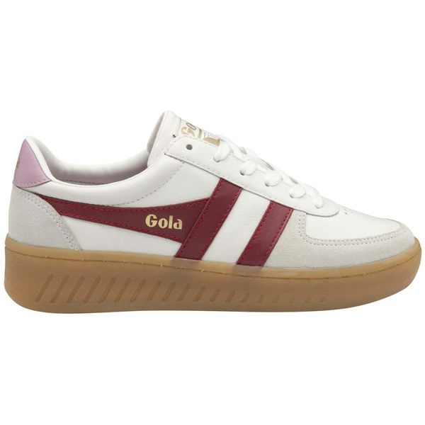 Sneakersy damscy Gola Grandslam Elite Trainer. Białe obuwie sportowe casual damskie Gola, bez zapięcia. Za 449.00 zł.