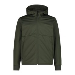 Kurtka damska softshell z kapturem CMP. Zielone kurtki damskie CMP, bez wzorów, z poliesteru, z kapturem. Za 425.15 zł.