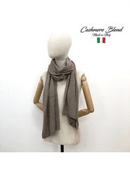 MILANO AMOUR Szal w kolorze szarobrązowym - 190 x 50 cm rozmiar: onesize. Brązowe szaliki damskie MILANO AMOUR, bez wzorów, z kaszmiru. Za 152.98 zł.