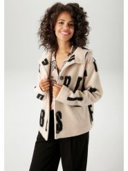 Aniston Kurtka przejściowa w kolorze beżowym rozmiar: 46. Brązowe kurtki damskie Aniston, bez wzorów, bez kaptura. Za 96.14 zł.