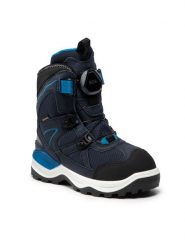 ECCO Śniegowce Snow Mountain GORE-TEX 71029251237 Granatowy. Niebieskie buty zimowe chłopięce ECCO, z gore-texu, bez zapięcia. Za 569.99 zł.