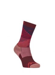 Skarpety merino damskie Ortovox All Mountain Mid Socks. Czerwone skarpetki damskie ORTOVOX, bez wzorów, z materiału. Za 126.49 zł.