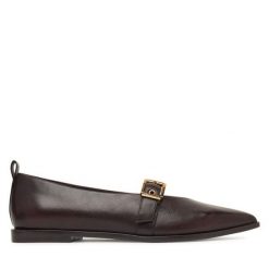 Baleriny Tamaris. Brązowe balerinki damskie Tamaris, bez wzorów. Za 364.99 zł.