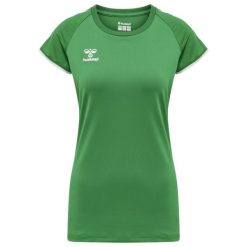 Koszulka damska Hummel hmlhmlCORE volley stretch. Białe koszulki damskie Hummel, xl, bez wzorów, bez kołnierzyka, bez ramiączek. Za 152.00 zł.