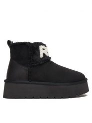 REPLAY Śniegowce GWF5A.000.C0009T Czarny. Czarne śniegowce damskie Replay, ze skóry. Za 489.99 zł.