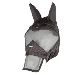 Czapka z muchą dla koni Equiline Paddock. Zielone czapki damskie EQODE BY EQUILINE, bez wzorów. Za 264.50 zł.