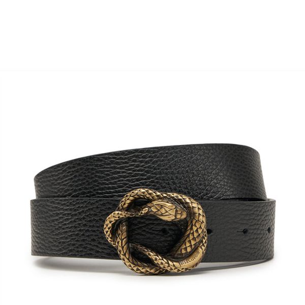 Pasek Damski Just Cavalli. Czarne paski damskie Just Cavalli, bez wzorów. Za 379.99 zł.