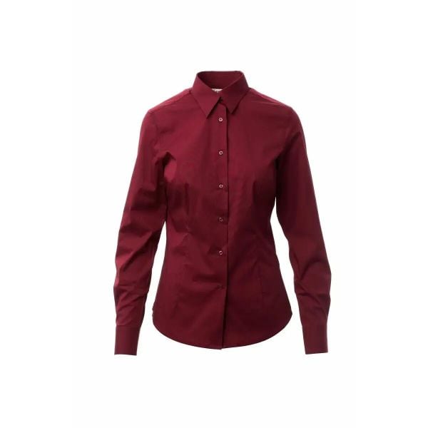 Koszula damska Payper Wear Florentia. Czerwone koszule damskie PAYPER WEAR, bez wzorów, z bawełny, eleganckie, bez kołnierzyka, bez ramiączek. Za 248.50 zł.