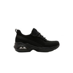 Buty sneakers Damskie Skechers. Czarne obuwie sportowe damskie Skechers, bez zapięcia, na fitness i siłownię. Za 248.99 zł.