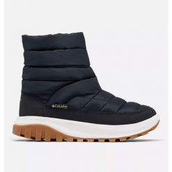 Buty Śniegowe Damskie Columbia Snowkat Mid. Czarne obuwie trekkingowe damskie Columbia, bez zapięcia. Za 329.99 zł.