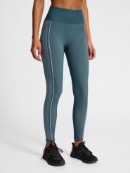 Damskie legginsy bezszwowe Hummel. Brązowe legginsy damskie Hummel, m, bez wzorów, z materiału, na jogę i pilates. Za 179.15 zł.