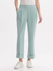 OPUS Spodnie w kolorze błękitnym rozmiar: 34. Niebieskie spodnie materiałowe damskie Opus, bez wzorów, z materiału. Za 143.99 zł.