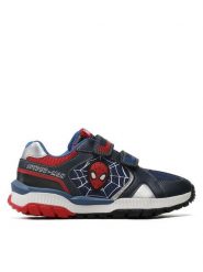 Geox Sneakersy J Tuono B. B J35AXB 014BU C0735 D Granatowy. Niebieskie buty sportowe chłopięce Geox, ze skóry, bez zapięcia. Za 229.99 zł.
