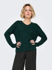 ONLY Sweter w kolorze zielonym rozmiar: M. Zielone swetry klasyczne damskie Only, m, bez kołnierzyka. Za 109.95 zł.