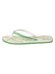 Roxy Japonki w kolorze zielonym rozmiar: 40. Zielone klapki damskie Roxy, bez wzorów, z tworzywa sztucznego, z otwartym noskiem, bez obcasa, bez zapięcia. Za 68.95 zł.