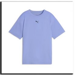 Młodzieżowa koszulka Train All Day ESS PUMA. Fioletowa bluzki damskie Puma, m, bez wzorów, bez kołnierzyka, bez ramiączek. Za 79.00 zł.