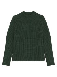Marc O´Polo Sweter w kolorze ciemnozielonym rozmiar: M. Zielone swetry klasyczne damskie m, z bawełny, bez kołnierzyka. Za 232.78 zł.