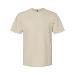 Koszulka Unisex Dla Dorosłych Softstyle Midweight. Brązowe bluzki damskie GILDAN, m, bez wzorów, sportowe, bez kołnierzyka, bez ramiączek. Za 44.99 zł.