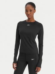 Reebok Koszulka techniczna RK25604CCW Czarny Slim Fit. Czarne koszulki damskie Reebok, l, bez wzorów, z syntetyku, bez kołnierzyka, bez ramiączek. Za 109.99 zł.