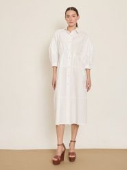 BGN Sukienka w kolorze białym rozmiar: 40. Białe sukienki damskie BGN, bez wzorów, bez ramiączek. Za 143.99 zł.