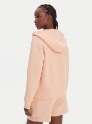 Guess Bluza V3RQ11 K7UW2 Pomarańczowy Regular Fit. Brązowe bluzy damskie Guess, l, z aplikacjami, z wiskozy, bez kaptura. Za 469.99 zł.