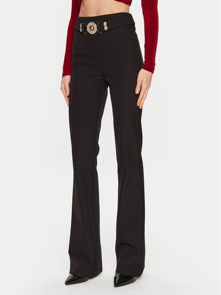 Babylon Spodnie materiałowe S00507 Czarny Regular Fit. Czarne spodnie materiałowe damskie Babylon, bez wzorów, z materiału. Za 719.99 zł.