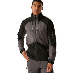 Wodoodporna Kurtka Stretch Shell Dla Dorosłych Unisex. Czarne kurtki damskie Regatta, m, bez wzorów, z materiału, bez kaptura. Za 341.99 zł.