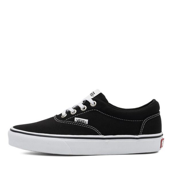 Tenisówki Vans. Czarne trampki damskie Vans, bez wzorów, bez zapięcia. Za 229.99 zł.