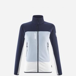 Bluza damska polarowa MILLET W Fusion Grid Jkt szary. Białe bluzy damskie Millet, xs, bez wzorów, z polaru, bez kaptura. Za 679.00 zł.