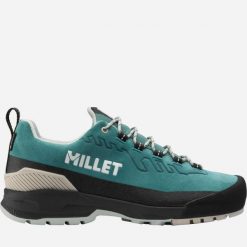 Buty turystyczne damskie Millet Cimaï Pro GoreTex wodoodporne. Zielone obuwie trekkingowe damskie Millet, z gore-texu, bez zapięcia. Za 1,000.00 zł.