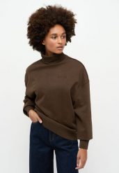 MUSTANG Becky Turtleneck DAMSKI GOLF LOGO Slate Black 1014473 3205. Czarne golfy damskie Mustang, xl, bez wzorów, bez ramiączek. Za 129.99 zł.