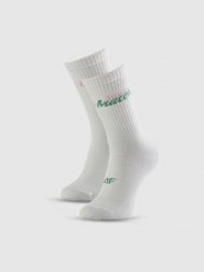 4F Skarpetki długie (2-pack) damskie - multikolor 39-42. Skarpetki damskie 4F, bez wzorów. Za 49.99 zł.