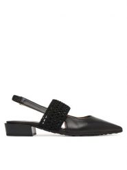 Hispanitas Czółenka HV264778 C001 Czarny. Czarne czółenka damskie Hispanitas, bez wzorów, ze skóry, bez obcasa. Za 609.99 zł.