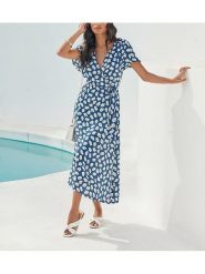 LA Angels Sukienka w kolorze niebieskim rozmiar: S. Niebieskie sukienki damskie LA Angels, bez wzorów, bez ramiączek. Za 122.09 zł.