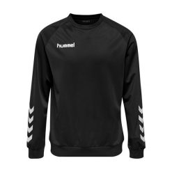 Bluza do piłki ręcznej dla dorosłych Hummel Promo Poly Sweatshirt. Czarne bluzy damskie Hummel, xl, bez wzorów, bez kaptura. Za 100.50 zł.
