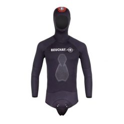 Kurtka do nurkowania Beuchat V Espadon. Czarne kurtki damskie BEUCHAT, l, bez wzorów, z neoprenu, z kapturem. Za 647.50 zł.