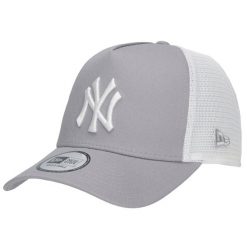 Czapka Trucker New Era MLB New York Yankees. Szare czapki damskie New Era, bez wzorów. Za 129.99 zł.