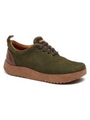 Comfortfusse Skórzane sneakersy w kolorze khaki rozmiar: 39. Brązowe obuwie sportowe damskie Comfortfüße, z nubiku, bez zapięcia. Za 295.99 zł.