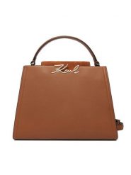 KARL LAGERFELD Torebka B1W30061 Brązowy. Brązowe torebki klasyczne damskie KARL LAGERFELD, ze skóry, bez dodatków. Za 1,499.00 zł.