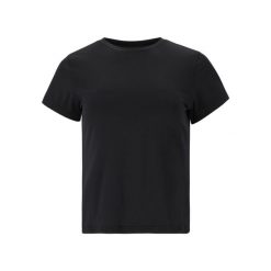 Damski jersey Athlecia Almi. Czarne koszulki sportowe damskie Endurance, bez wzorów, z jersey, bez ramiączek, na fitness i siłownię. Za 142.00 zł.