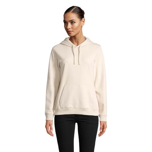 Bluza damska z kapturem Sol's Nicholas. Brązowe bluzy damskie SOL'S, s, bez wzorów, z bawełny, z kapturem. Za 233.00 zł.